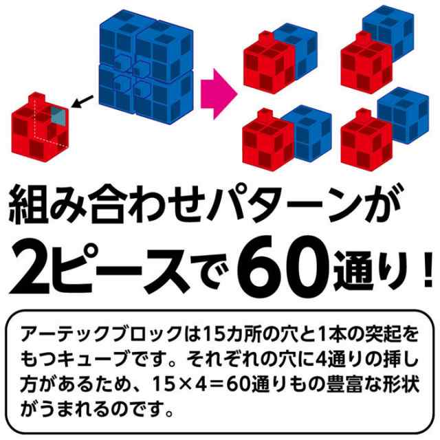 Artec アーテック Lブロック プライマリー 120ピース 知育玩具 パズル 