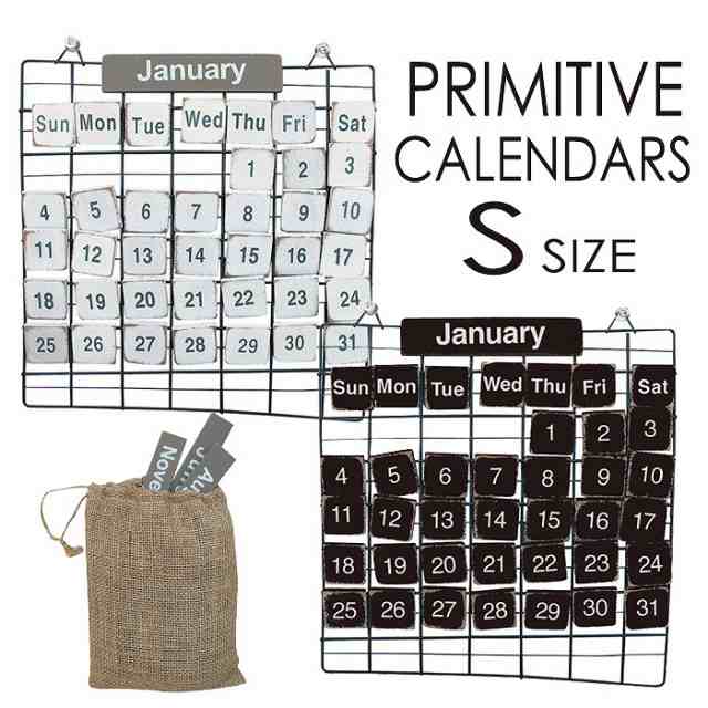 Primitive Calendar S カレンダー 万年カレンダー ワイヤーフレーム ウッド おしゃれ カッコイイ 新年 新年度 インテリア Tw710の通販はau Pay マーケット やるcan
