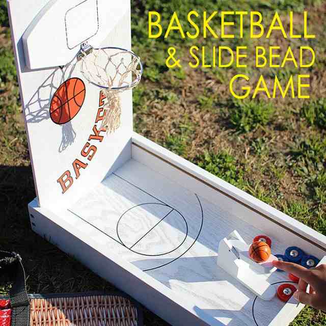 おもちゃ ゲーム バスケットボールゲーム バスケゲーム 木製 ウッド レトロゲーム Basketball Slide Bead Gameの通販はau Pay マーケット やるcan