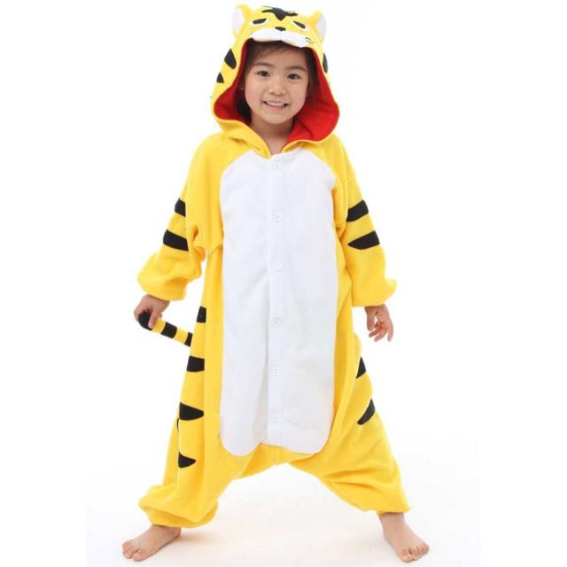 着ぐるみ 子供用 トラ フリース着ぐるみ 動物 アニマル キッズサイズ130cm とら 虎 タイガー なりきり きぐるみ サザック 2636hの通販はau Pay マーケット やるcan