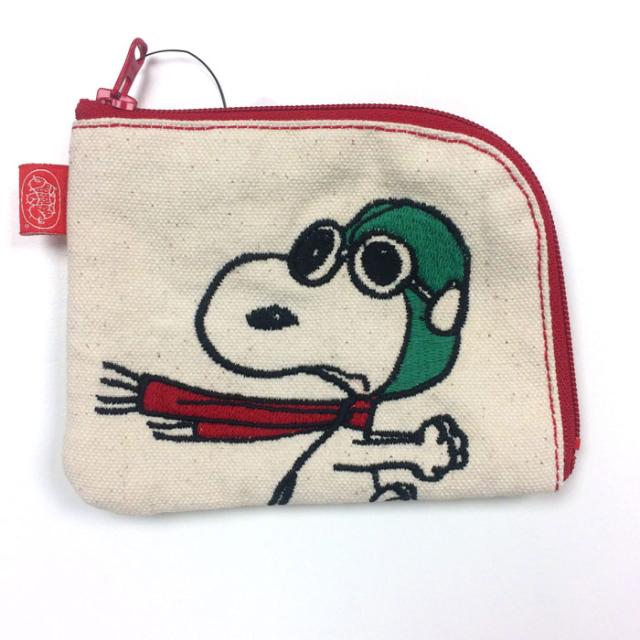 Peanuts スヌーピー 刺繍コインケース フライングエース 小銭入れ 財布 小物入れ ミニポーチ ミニケース 日用品 雑貨 Boofoowoo の通販はau Pay マーケット やるcan