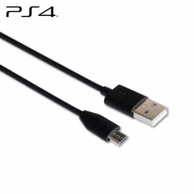 ☆新品未使用 USBケーブル コントローラー充電対応 2m PS4専用 - 3
