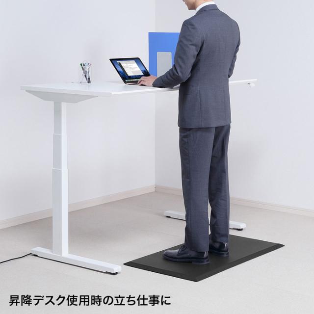 即納 代引不可 立ち仕事での脚の疲労を低減する疲労軽減マット 様々な用途に使える中型タイプ 疲労軽減マット W500×D900mm サンワサプライ SNC-MAT5_4