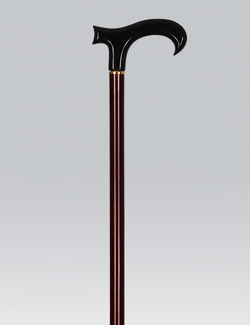 代引不可 カーボンステッキ(杖) カーボン細口棒茶&アクリル手元黒 全長84cm/重量130g/直径15.5mm 244