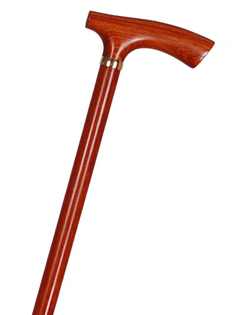代引不可 最高級 唐木ステッキ(杖) 花梨(カリン)L型手元 全長90cm/重量330g/直径19mm 024の通販は