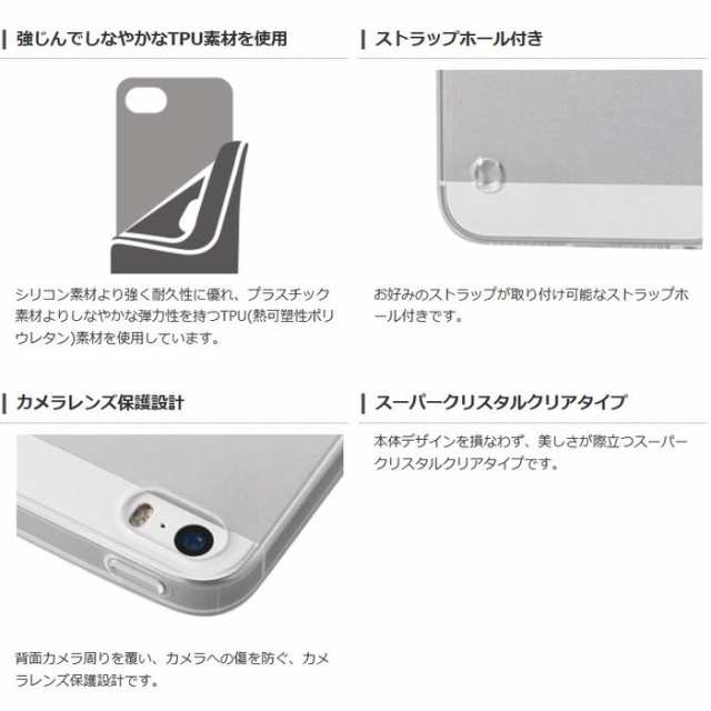 代引不可 Iphonese Iphone5s Iphone5用ソフトケース ストラップホール付 クリア エレコム Pm A16suctstcrの通販はau Pay マーケット やるcan