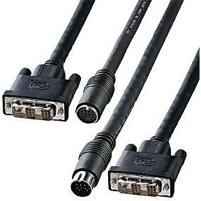代引不可 サンワサプライ DVI工事配線ケーブル(シングルリンク) KC-DVI-K150
