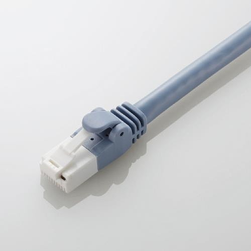 即納 代引不可 エレコム ツメ折れ防止LANケーブル(Cat6A) LD-GPAT/BU500