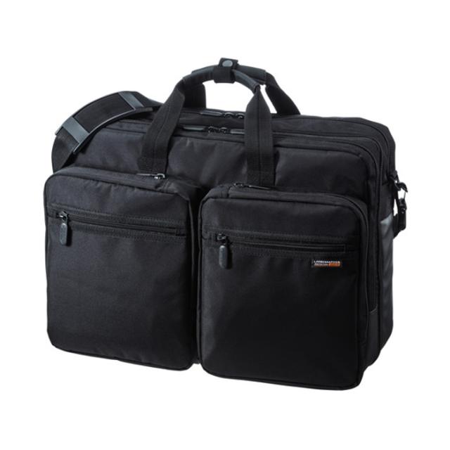 即納 代引不可 3WAYビジネスバッグ（出張用・大型） サンワサプライ BAG-3WAY22BK