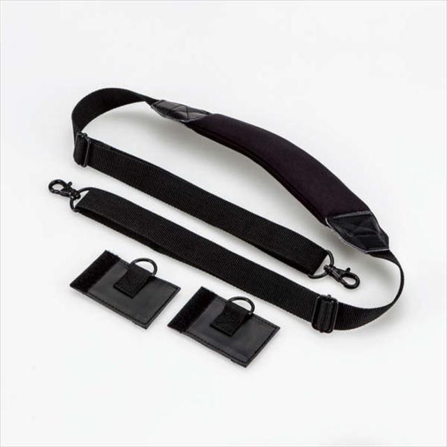 即納 代引不可 ZEROSHOCKタブレット SLIM LZ-WA10/W1用 ショルダーベルト 太めタイプ 丈夫 便利 ブラック エレコム TB-LZWA10SB 5,387円