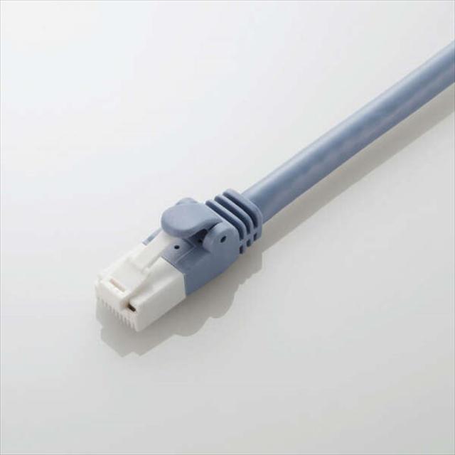 即納 代引不可 LANケーブル カテゴリー6A 30m ブルー スタンダード 超高速 10GBASE-T対応 ツメ折れ防止 エレコム LD-GPAT/BU30/RS