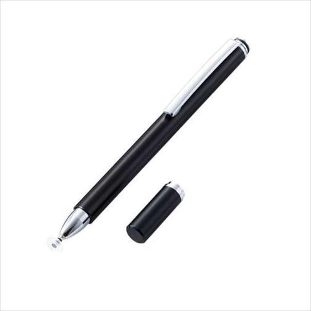 即納 代引不可 ディスクタッチペン ボトムモデル 12本セット クリップ付 スマートフォン タブレット ブラック エレコム P-TPD02BK/12の通販は 12,750円