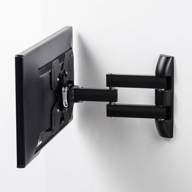 即納 代引不可 モニターアーム 壁掛用 水平器付き VESA200×200まで対応 アーム長346mmタイプ サンワサプライ CR-LA205_3