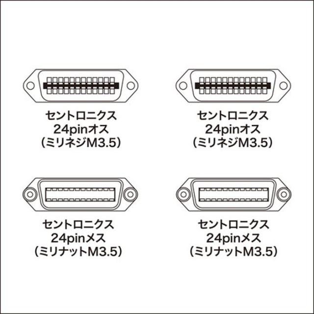 代引不可 GP-IBケーブル 6m GP-IBインターフェース パソコン 周辺機器 接続 2重シールド メタルシールド サンワサプライ KB-GPIB6KN2_2