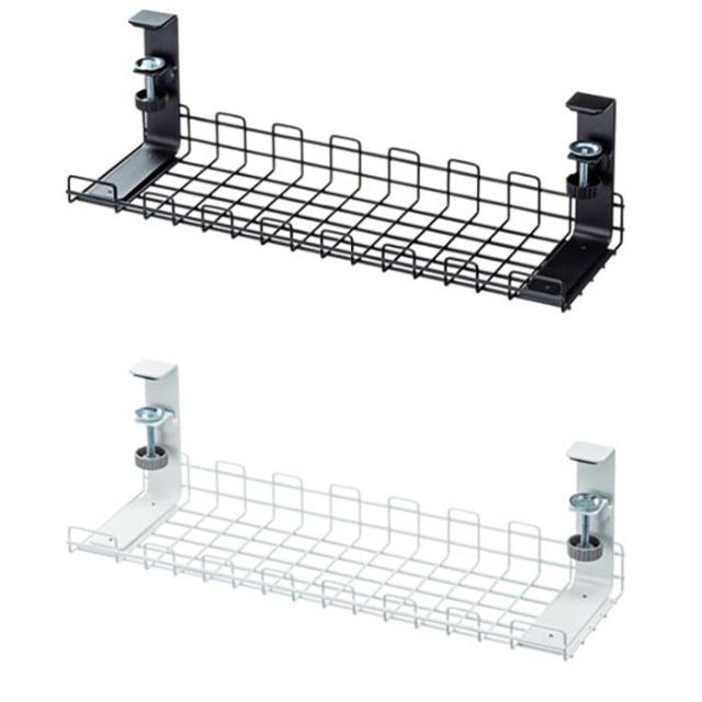 代引不可 ケーブル配線トレー Sサイズ スチールワイヤータイプ 汎用 デスク タップ ケーブル 整理 収納 便利 オフィス サンワサプライ CB-CT4の通販は