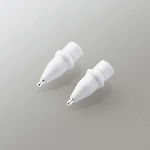 代引不可 Apple Pencil 第1世代/第2世代 交換ペン先 2個入 極細 金属製 