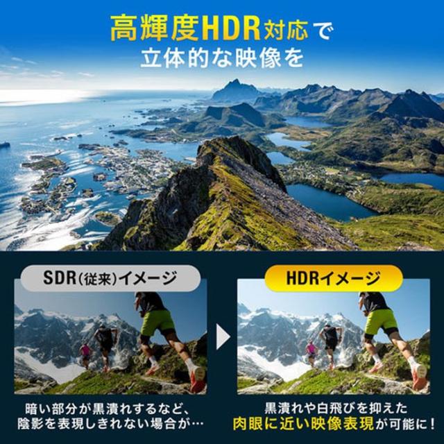 代引不可 HDMIマトリックス切替器 4K/HDR/光デジタル出力付 4入力 2出力 リモコン付 手軽切替 HDMI切替器 マトリックス切替 分配出力 サンワサプライ SW-HDR42H_3