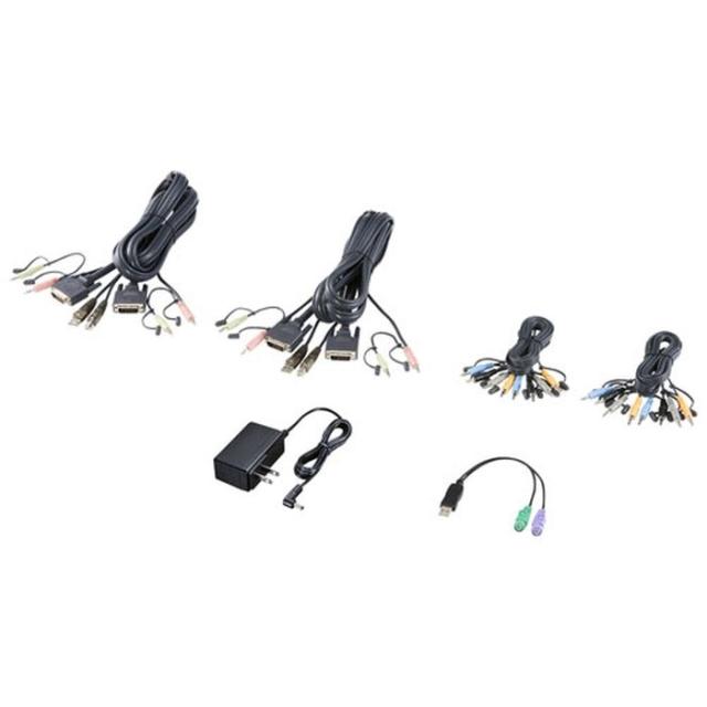 代引不可 パソコン自動切替器(2:1) デュアルリンクDVI対応 USB2.0ハブ搭載 USB&PS/2コンソール両対応 ハイエンドDVIKVMスイッチ サンワサプライ SW-KVM2HDCN2_3