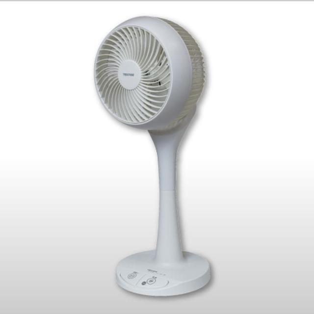 リビングサーキュレーター 18cm羽根 360度3D首振り サーキュレーター 空気循環 らくらく操作 シンプル インテリア 家電 ホワイト テクノス KIS-5180の通販は 6,219円