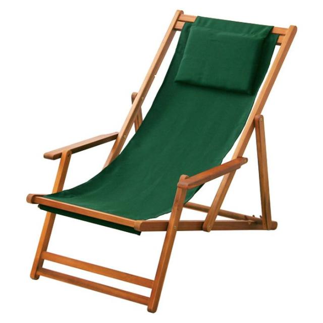 北海道・沖縄・離島配送不可 代引不可 デッキチェア MAESTRO 椅子 リクライニングチェア 天然木アカシア材 ファブリックシート 軽量設計 折りたたみ コンパクト ガーデニング アウトドア グリーン ホームテイスト SH-05-79498--GE---LF2の通販は 15,899円