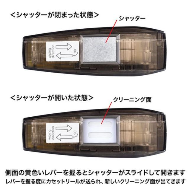 代引不可 光ファイバコネクタクリーナー 光コネクタ用クリーナー SC/LC/ST/FC/MU/D4コネクタ対応 PC/SPC/UPC研磨対応 サンワサプライ HKB-CLEAN1_3