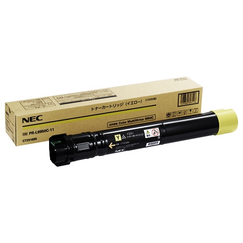 沖縄・離島配送不可 代引不可 エヌイーシー 純正 トナーカートリッジ イエロー PR-L9950C-11 NEC PR-L9950C-11