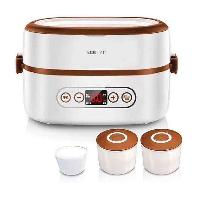 マルチ炊飯器 マルチ 炊飯器 コンパクト スチーマー 一人暮らし用 一人暮らし 1合 ハンディ 弁当箱 電気 オフィス 持ち運び 外出 軽量 操作 簡単 手入れ スチーム 冬 オフィス用 オフィス SOUYI SY-110
