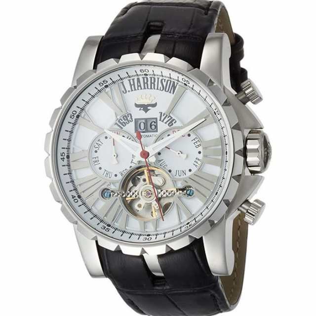 ジョンハリソン 腕時計 ウォッチ ビッグテンプ付 多機能表示 自動巻u0026手巻 高級 ブランド メンズ J.HARRISON JH-033SW｜au  PAY マーケット