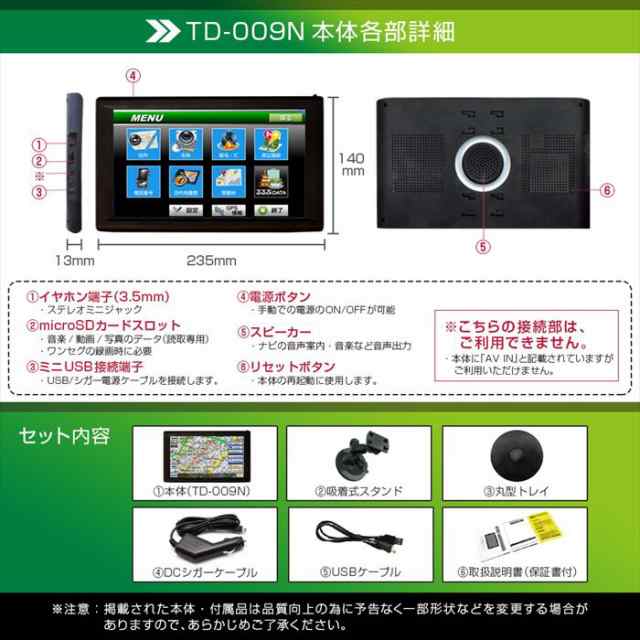 ポータブルナビ 7インチ ドライブレコーダー搭載 年版地図 カーナビ ドライブレコーダー Mitsukin Pd 705r Vの通販はau Pay マーケット やるcan