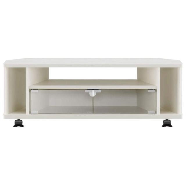 テレビ台 〜43V型対応 KAD series ハーフオープン ホワイト 木目 テレビラック TV台 TVラック AVラック Swing AS-KAD980-Wの通販は