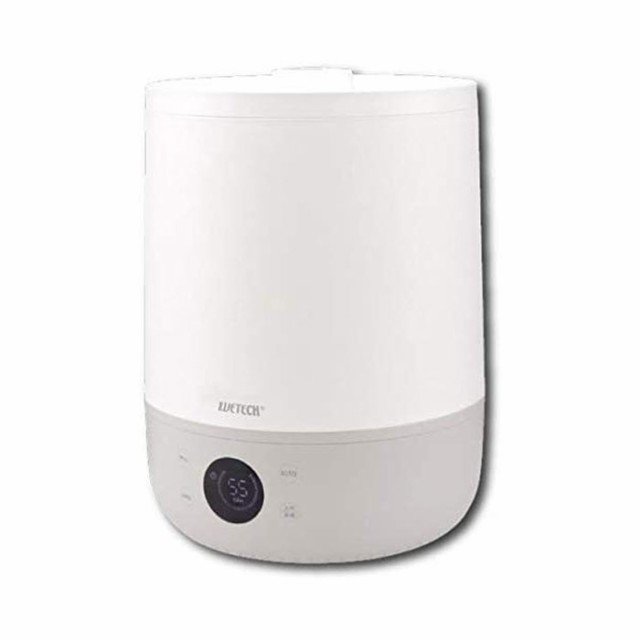即納 加湿器 上部給水式 超音波加湿器 加湿量約280ml/h 推奨使用面積約12〜18畳 大容量4.5Lタンク 上からカンタン給水 ウィキャン WJ-8104の通販は