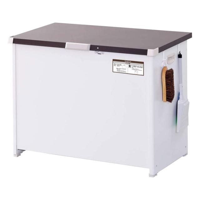 沖縄・離島配送不可 代引不可 マルチボックス 屋外用ストッカー サビに強い樹脂焼付塗装 南京錠取付用フック付き 園芸用品 キャンプ用品 ゴミなどマルチの収納 250Lタイプ エムケー精工 CLM-125C