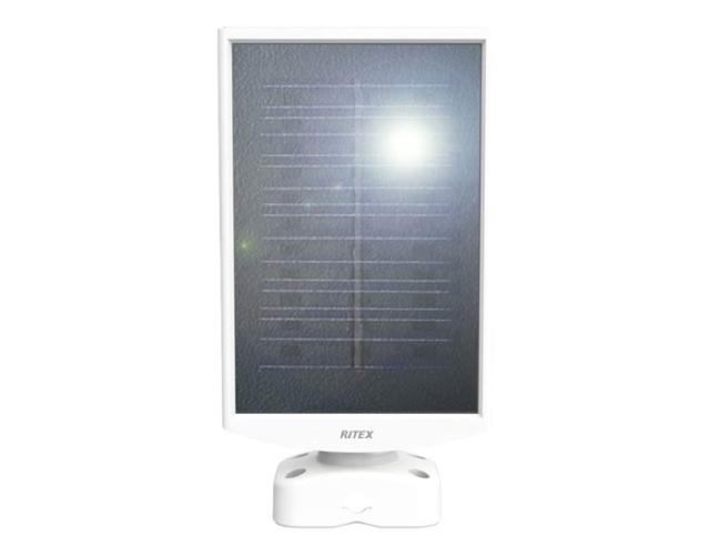 センサーライト 5W×3灯 フリーアーム式 LEDソーラーセンサーライト パネル発電 電源不要 最大約1350ルーメン ムサシ S-330L