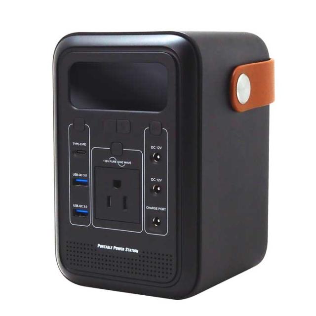 ポータブル電源 180×124×120mmのコンパクトサイズ 174W ポータブルバッテリー アウトドア キャンプ 防災 自然災害 停電 非常時 緊急時 家庭用蓄電池 MITSUKIN PB174の通販は