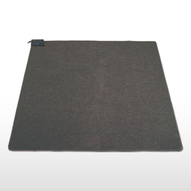 ホットカーペット 4畳用 195cm×290cm 850W 本体のみ（カーペットカバーなし） 単体 折り畳み収納 ダニ退治 暖房面積切替 ダークグレー テクノス TWA-4000Bの通販は