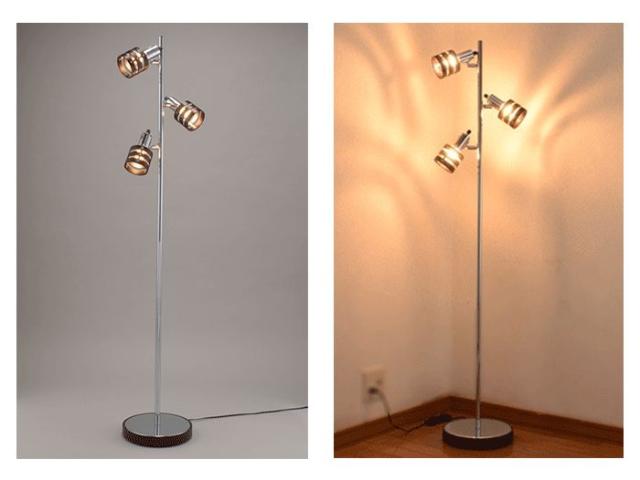 ライト フロアスタンド スタンドライト 照明 電気スタンド ウッドリング 木製仕様 木枠 高さ150cm 口金形状E26 電球別売 OHM TF-YN30BW_1