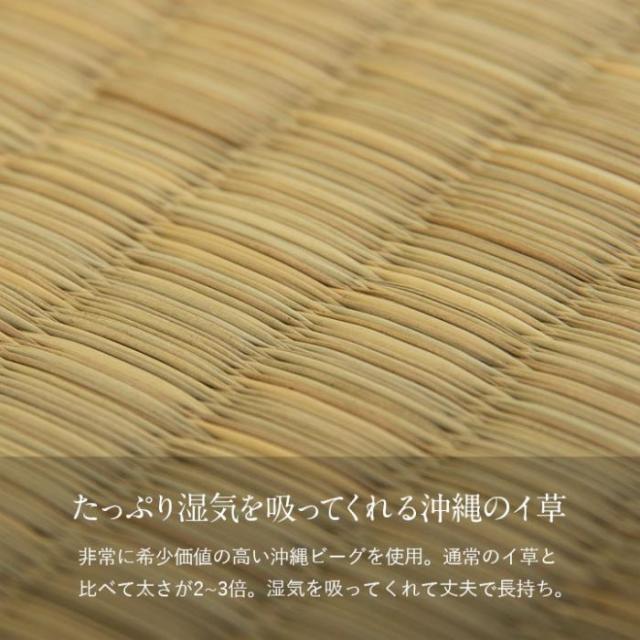 代引不可 介護 サポート ヘルスケア 脱衣マット 約82×82cm 畳 クッション性 IKEHIKO 7710409_4