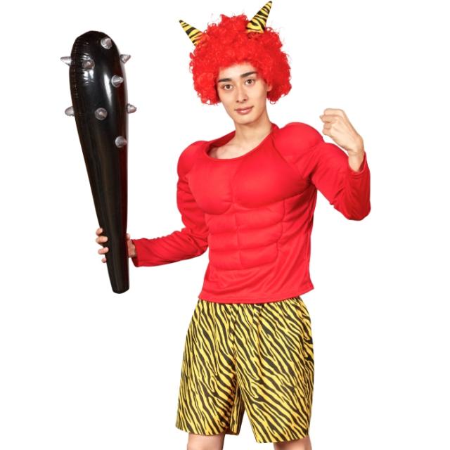 赤鬼参上！ 節分 豆まき 鬼コスプレ 節分コスプレ 衣装 仮装 変装 コスチューム コスプレ クリアストーン 4560320901716の通販は 5,011円