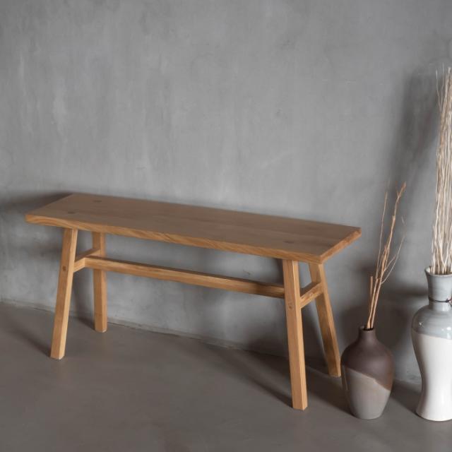 北海道・沖縄・離島配送不可 代引不可 ベンチ 椅子 チェア 腰掛け 北欧 シンプル 木製 天然木  ナチュラル フラット 玄関 東谷 MTK-361NAの通販は 11,501円