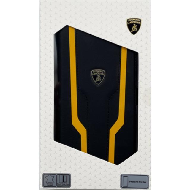 ランボルギーニ iPhone14ProMax 本革手帳型ケース エアージェイ  LB-TPUFCIP14PM-HU/D17-YWの通販は