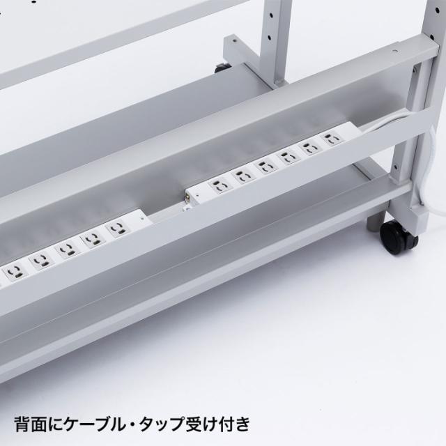 北海道・沖縄・離島配送不可 代引不可 eラックLシリーズ(W800) 高耐荷重ラック W800×D600×H700mm スチール製 ライトグレー サンワサプライ ER-80L_5