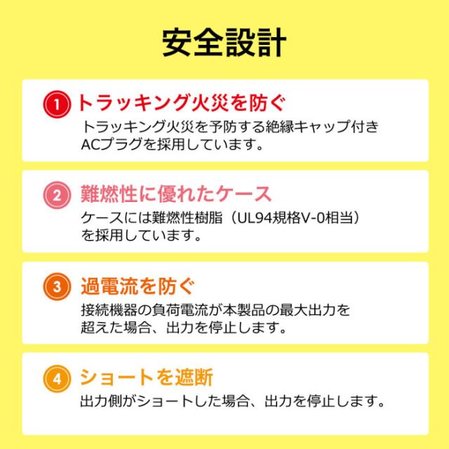即納 代引不可 USB充電器（6ポート・合計12A・ブラック） 高耐久仕様 同時充電 コンセント スマホ・タブレット 周辺機器 サンワサプライ ACA-IP67BK