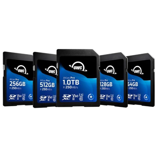 代引不可 SDカード 高性能 メモリーカード Atlas Pro SD 128GB OWC OWCSDV60P0128_1