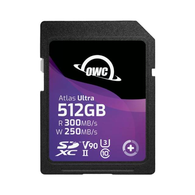 代引不可 SDカード 高性能 メモリーカード Atlas Ultra SD 512GB OWC OWCSDV90U0512
