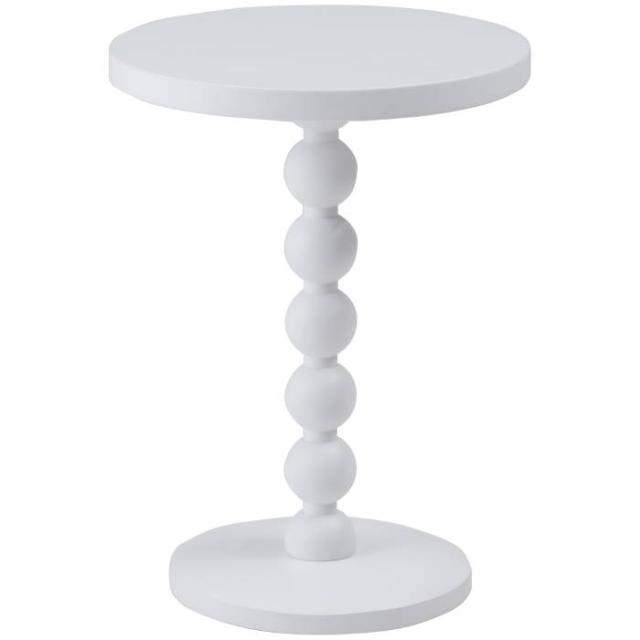 北海道・沖縄・離島配送不可 代引不可 スフィア サイドテーブル 家具 インテリア 新生活 模様替え デザイン お洒落 天然木 ホワイト 東谷 PT-470WHの通販は 5,637円