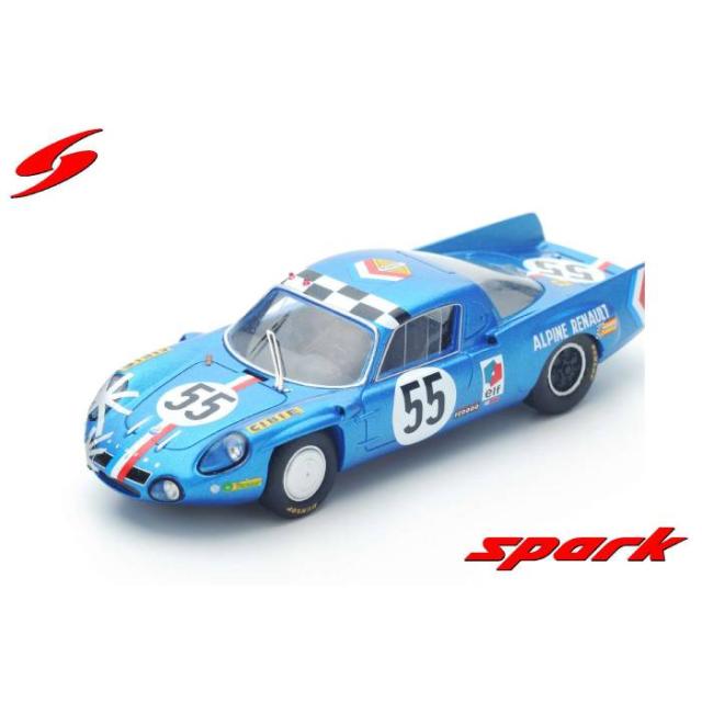 スパーク 1/43 アルパイン A210 No.55 1968 ル・マン24時間 14位 J-C.アンドリュー/J-P.ニコラス Spark Japan S4375