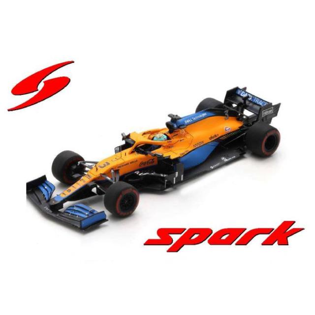 スパーク 1/43 マクラーレン MCL35M マクラーレン No.3 2021 F1 バーレーンGP 7位 D.リチャード Spark Japan S7670