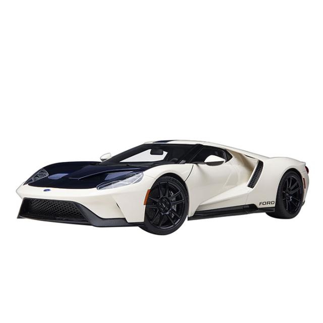 1/18 フォード GT 64 プロトタイプ ヘリテージ エディション ホワイト/ダークブルー 車 模型 ミニカー スーパーカー AUTOart オートアート 72926