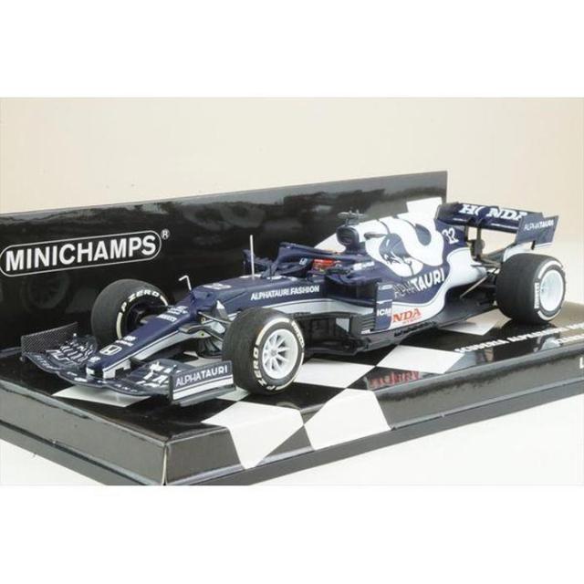 ミニチャンプス 1/43 スクーデリア アルファタウリ ホンダ AT2 角田 裕毅 アゼルバイジャンGP 2021 模型 ミニカー 車 コレクション 417210722