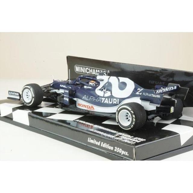 ミニチャンプス 1/43 スクーデリア アルファタウリ ホンダ AT2 角田 裕毅 アゼルバイジャンGP 2021 模型 ミニカー 車 コレクション 417210722